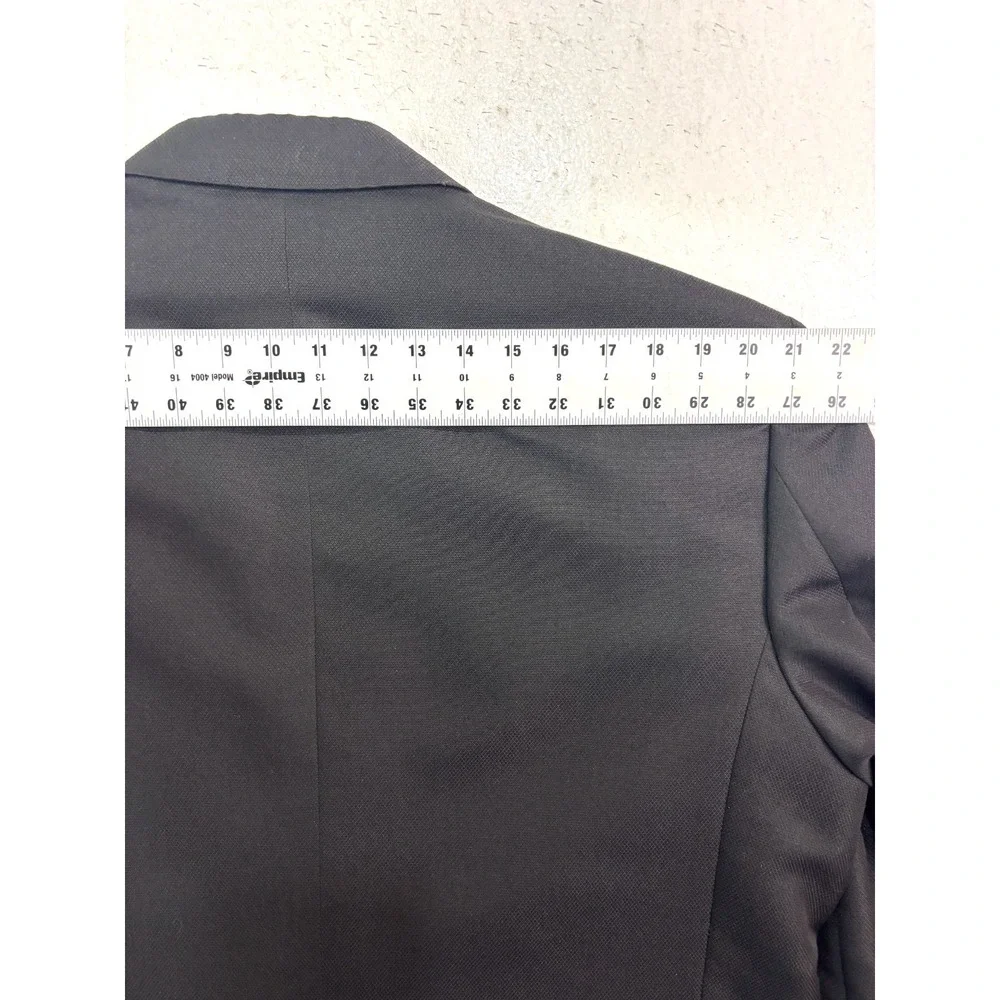 vtg 90s Raffinati 46R 36x32 2pc Pant Suit Double Breasted Black Pleated Mens